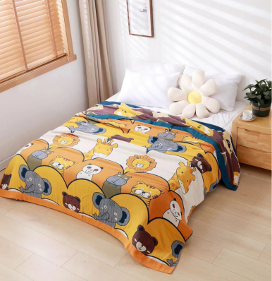 Ultrasoft Cartoon style Elephant Blanket