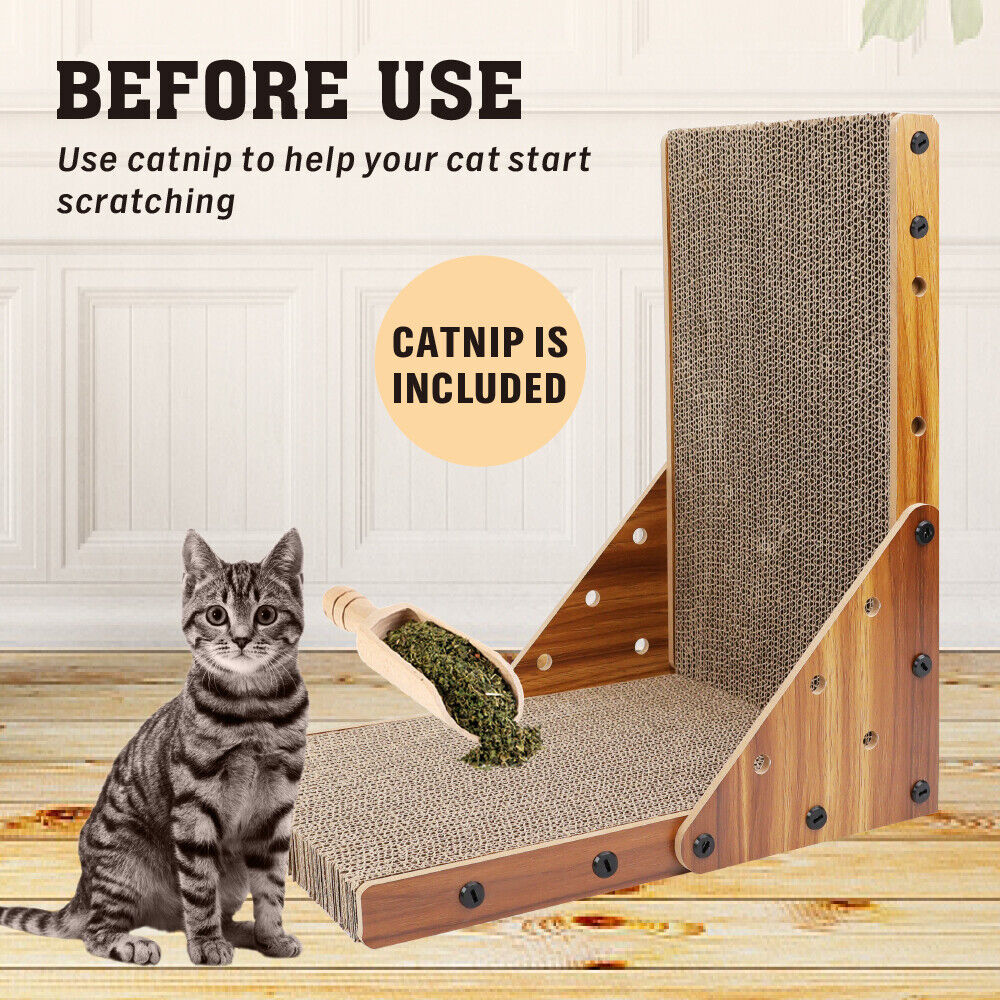 VaKa Cat Scratch Pad Cardboard Kitten Cat Scratcher Scratching Board Scatch Toy