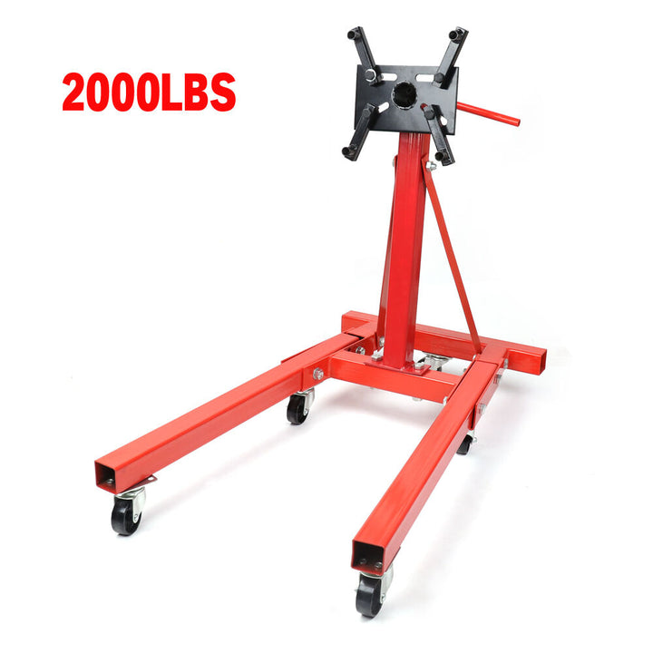 900kg Engine Stand Heavy Duty Industrial Workshop Cars Auto Crane Hoist