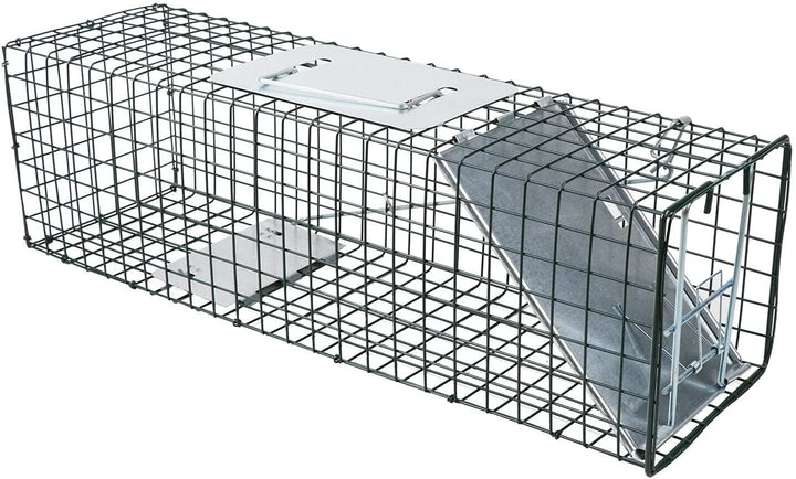 VaKa Animal Trap Cage Humane Live Steel Catch Possum Fox Rat Cat Rabbit Bird