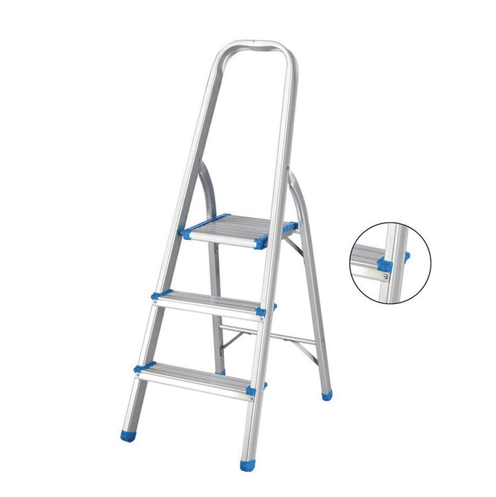 3-Step Ladder Multi Purpose Foldable Folding Aluminium Home Office Shop