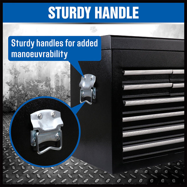 HORUSDY 10-Drawer Tool Box Chest Toolbox Lockable Drawer Cabinet Garage Storage