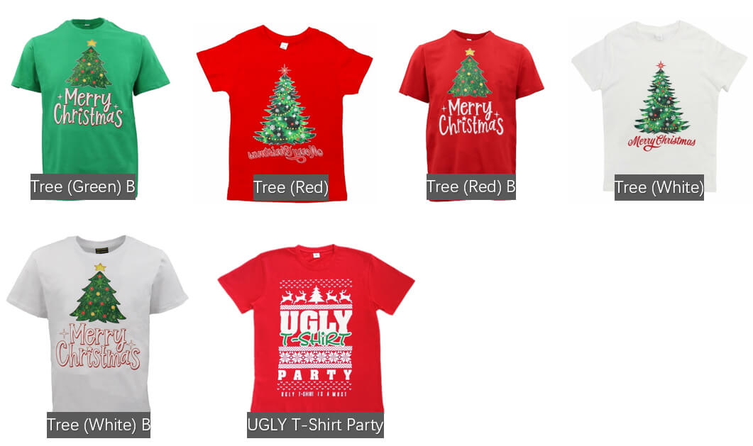 New Funny Adult Xmas Christmas T Shirt Tee Mens Womens 100% Cotton Jolly Ugly, Santa is Jolly, L