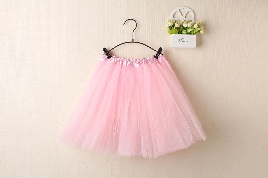 New Kids Tutu Skirt Baby Princess Dressup Party Girls Costume Ballet Dance Wear, Light Pink, Kids