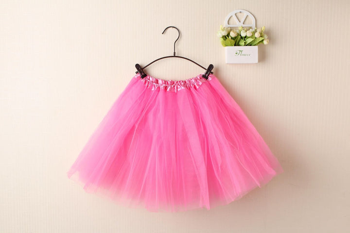 New Kids Tutu Skirt Baby Princess Dressup Party Girls Costume Ballet Dance Wear, Pink, Kids