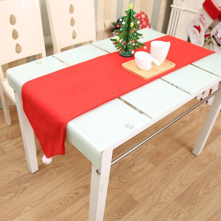 Christmas Chair Covers Tablecloth Runner Decoration Xmas Dinner Party Santa Gift, 6x Chair Covers