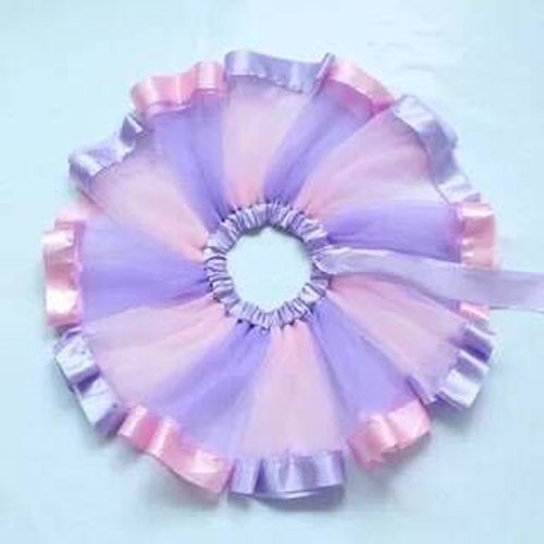 New Adults Tulle Tutu Skirt Dressup Party Costume Ballet Womens Girls Dance Wear, Pink Rainbow, Adults