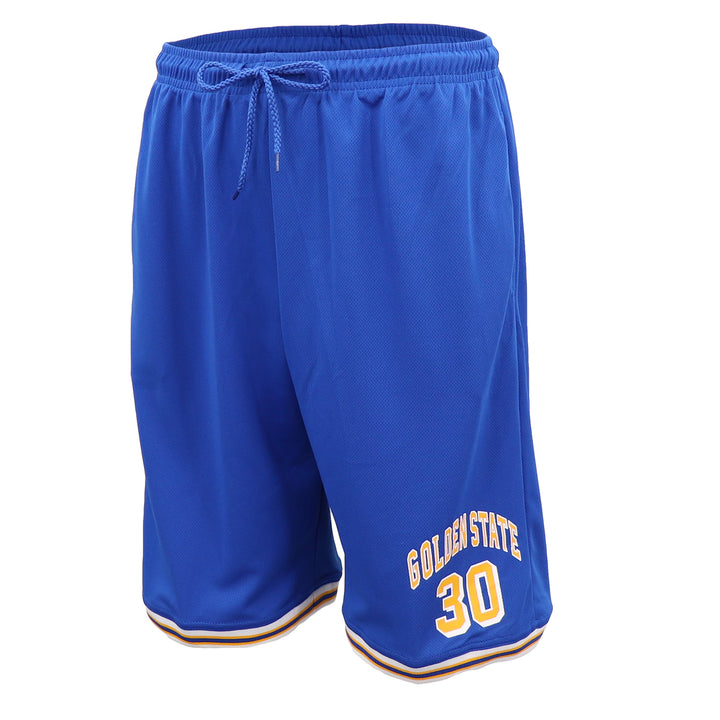 Men's Basketball Sports Shorts Gym Jogging Swim Board Boxing Sweat Casual Pants, Yellow - Los Angeles 24, S