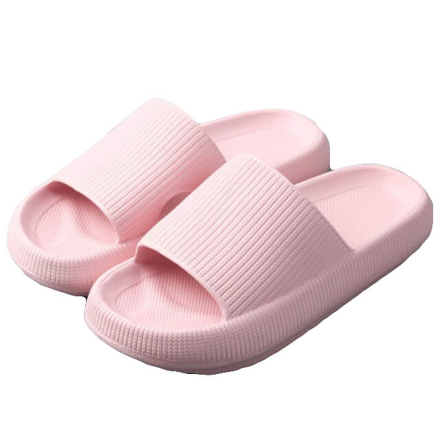 Pillow Slides Sandals Non-Slip Ultra Soft Slippers Cloud Shower EVA Home Shoes, Pink, 36/37