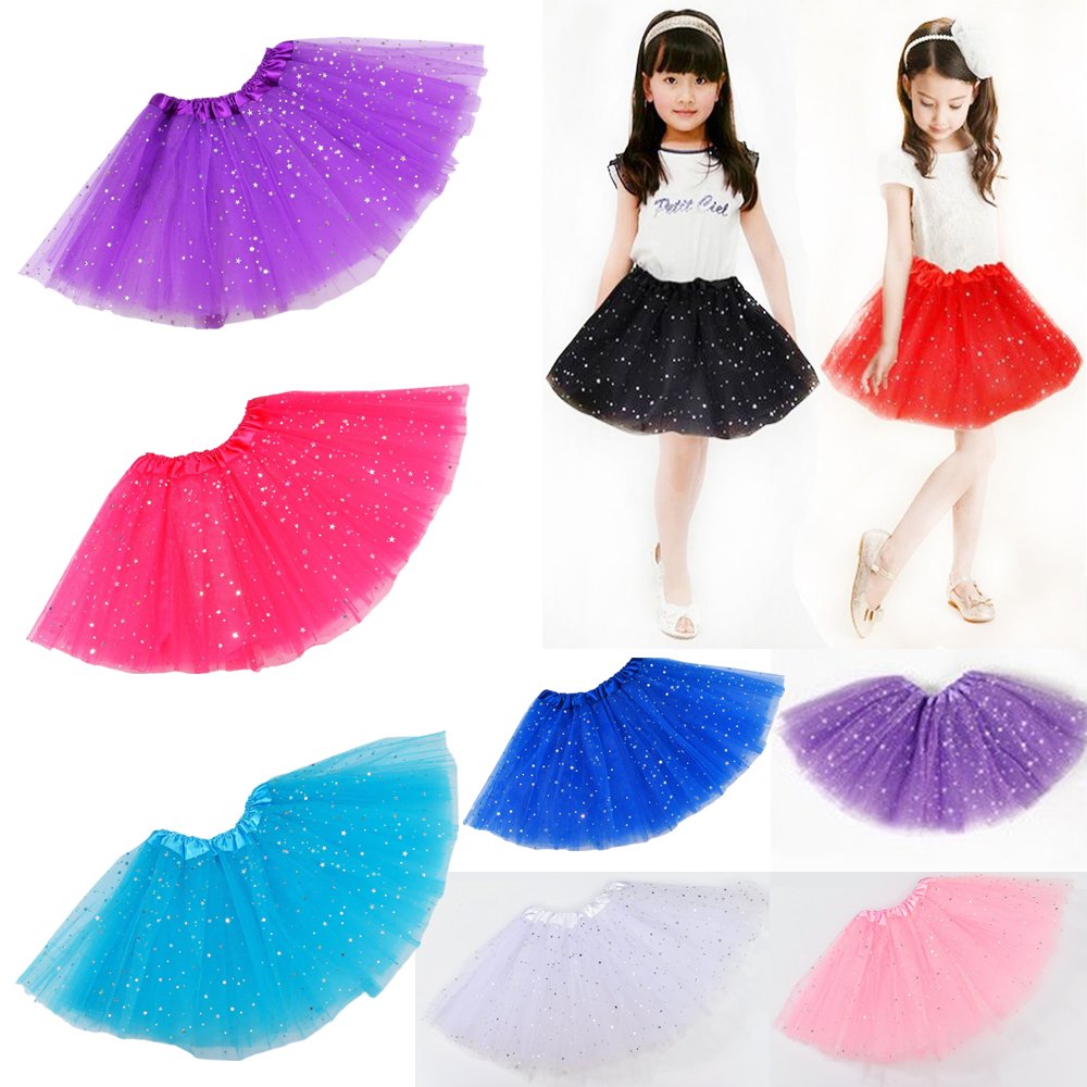 Sequin Tulle Tutu Skirt Ballet Kids Princess Dressup Party Baby Girls Dance Wear, Green, Adults