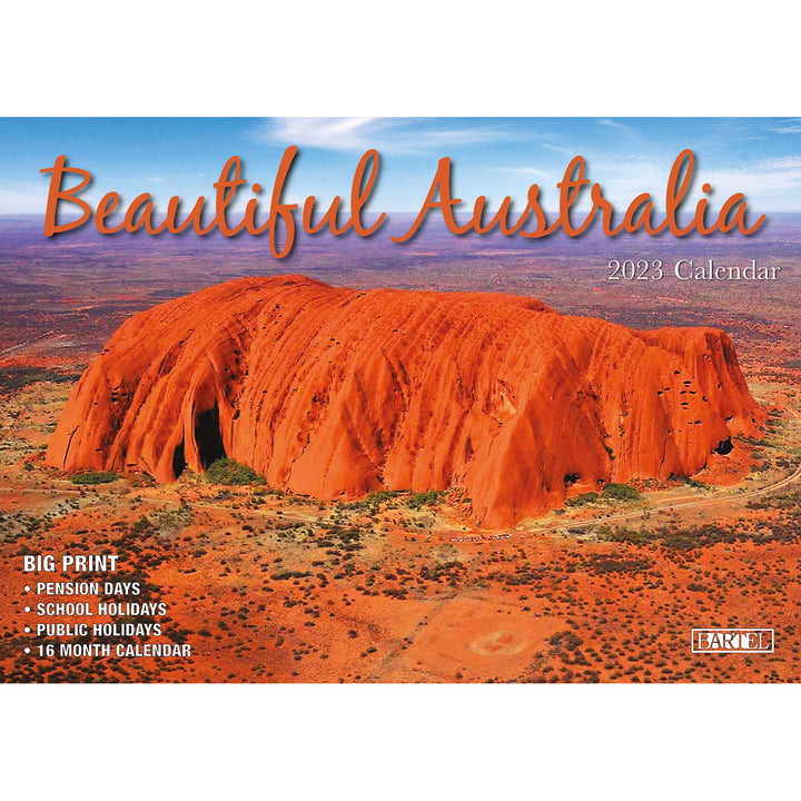 Beautiful Australia 2023 Rectangle Wall Calendar 16 Months Planner New Year Gift