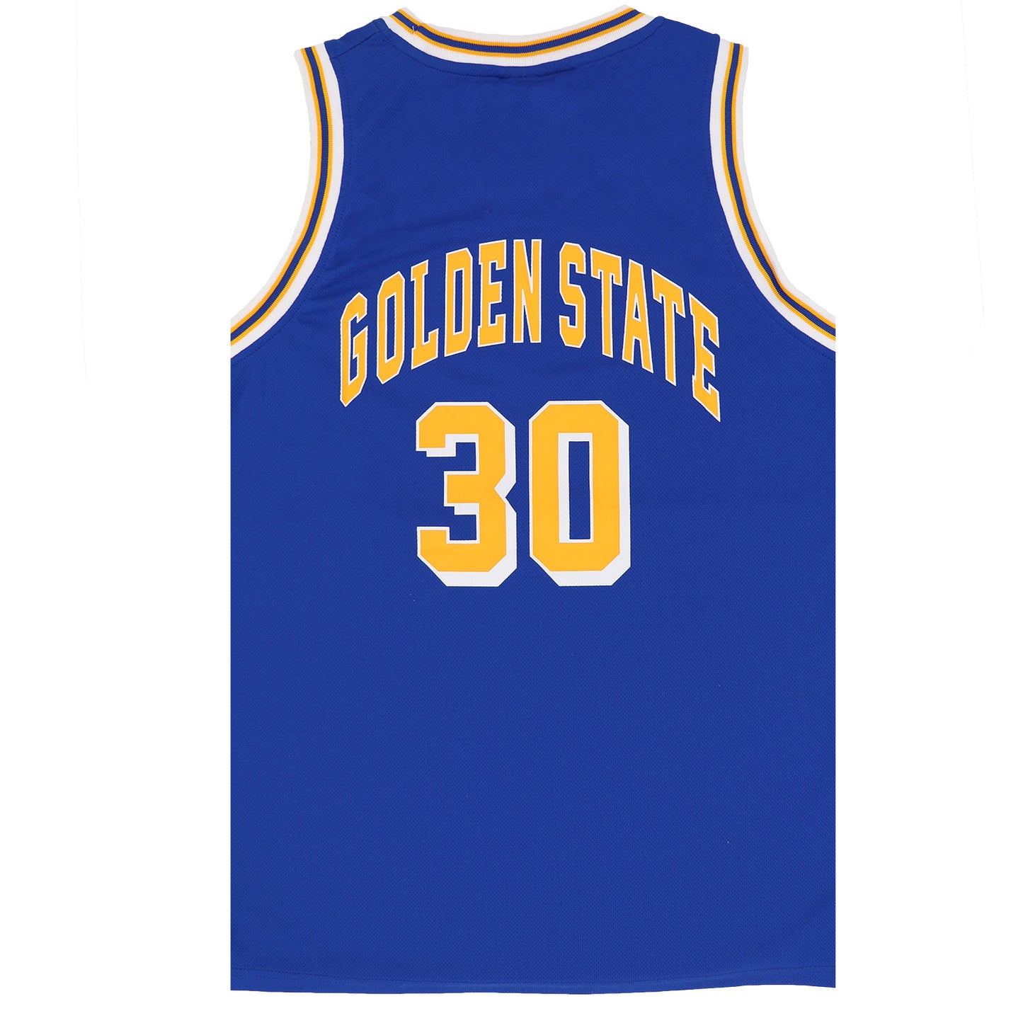 New Men's Basketball Jersey Sports T Shirt Tee Vest Tops Gym Chicago Los Angeles, Blue - Golden State 30, M