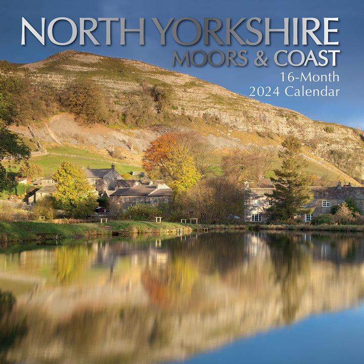 North Yorkshire - 2024 Square Wall Calendar 16 Months Planner Xmas New Year Gift