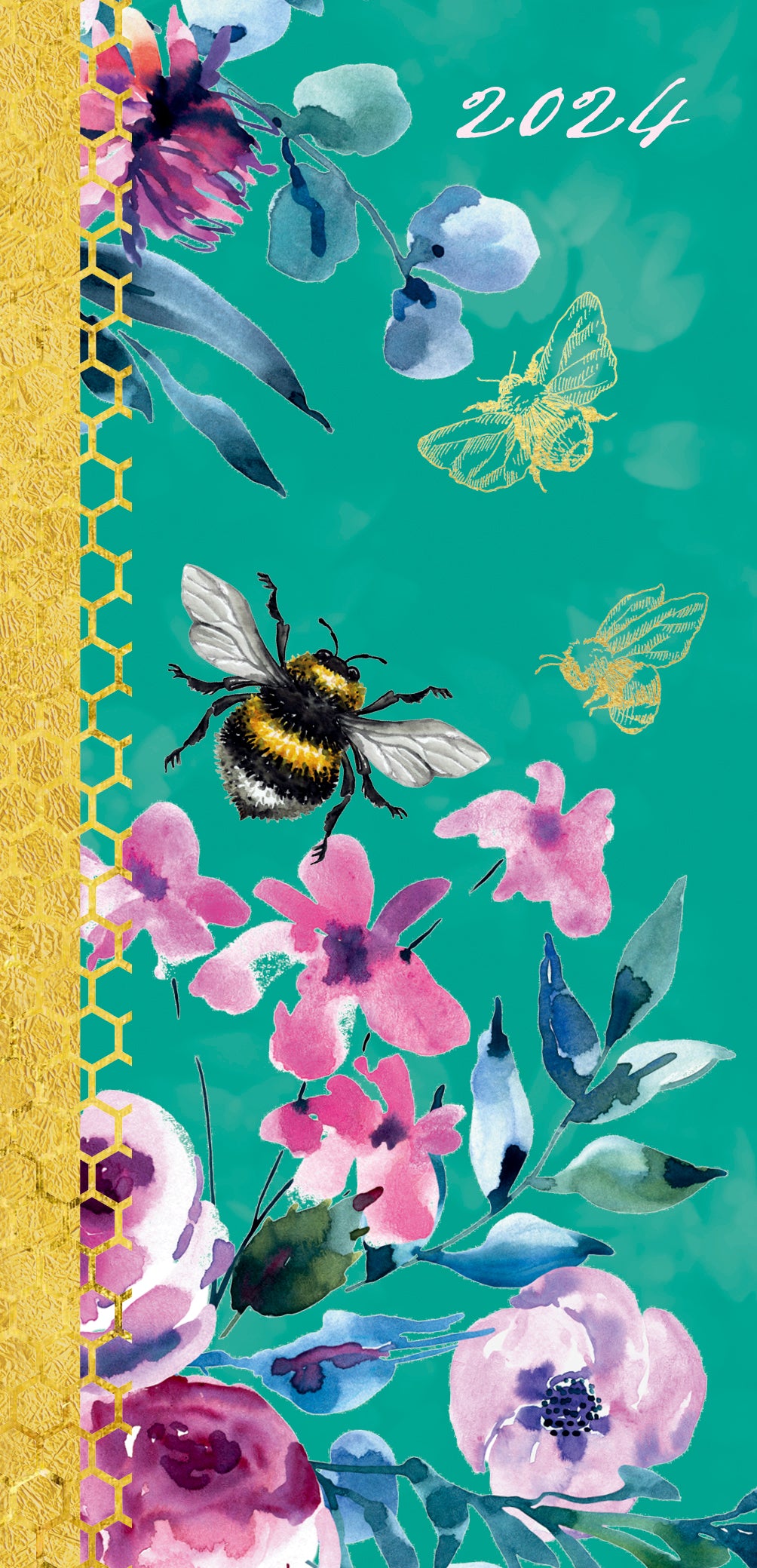 Queen Bee - 2024 Flexi Pocket Diary Premium Planner Christmas Xmas New Year Gift