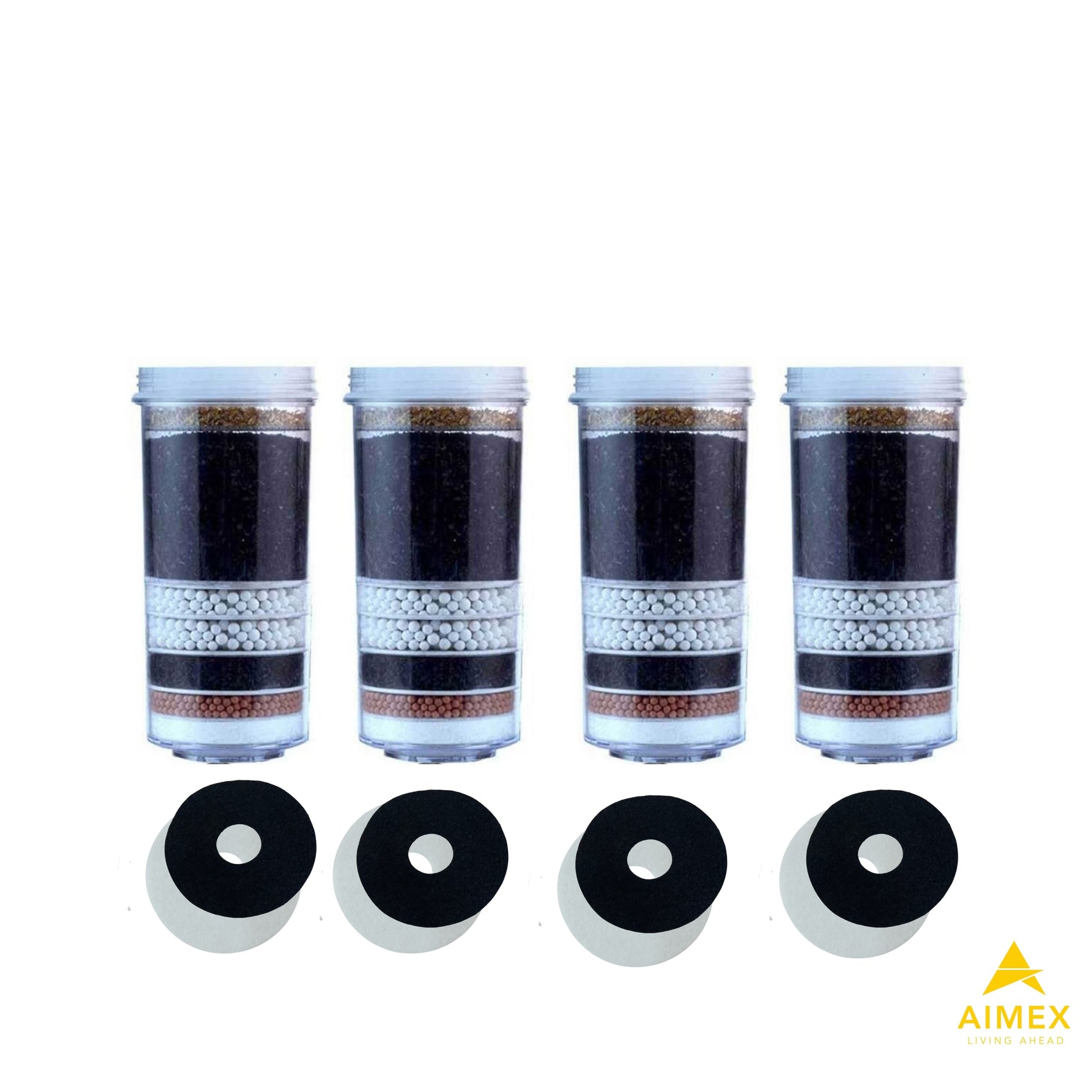 Aimex 8 Stage Water AA Filter Cartridges x 4