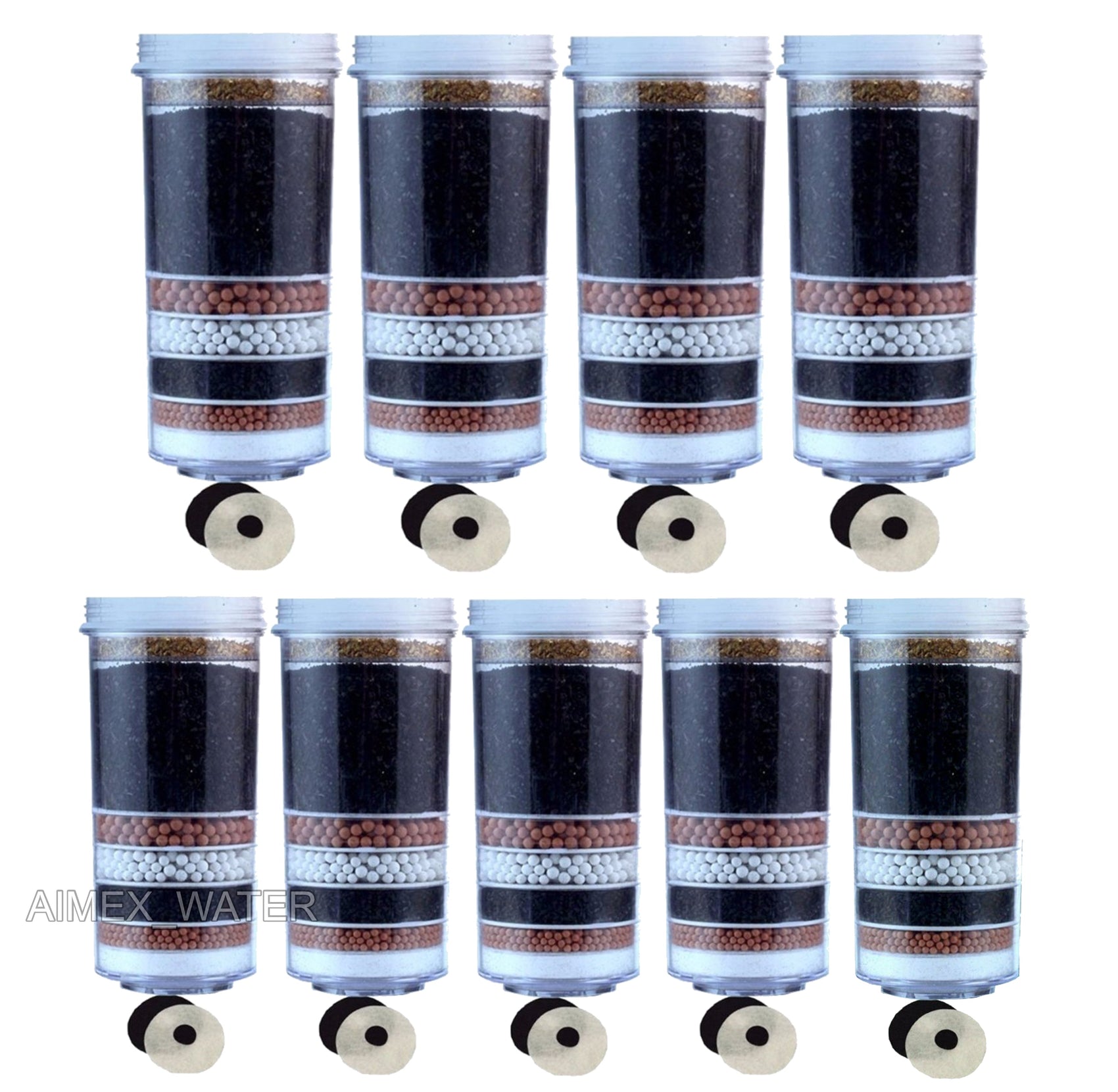 Aimex 8 Stage Water Filter Cartridges x 9