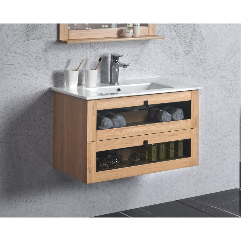 Manhattan wall hung bathroom vanity