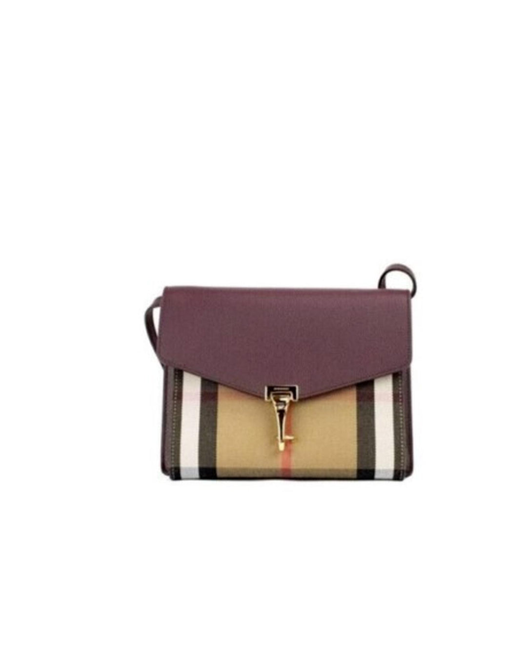 Burberry Macken Small House Check Derby Messenger Bag One Size Women