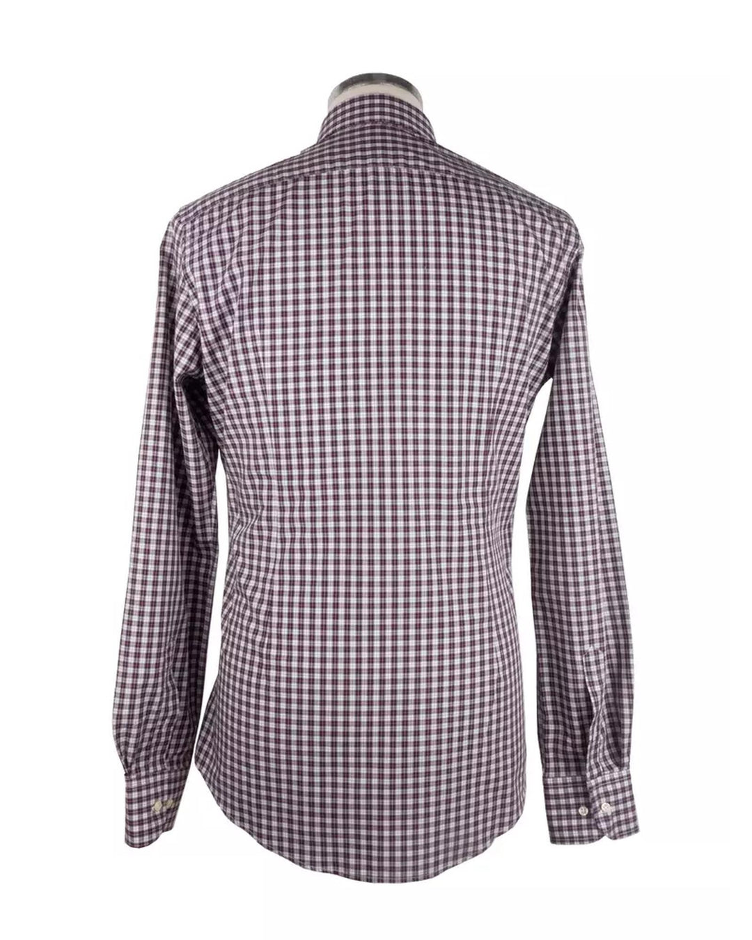 Milano Checkered Cotton Shirt 42 IT Men