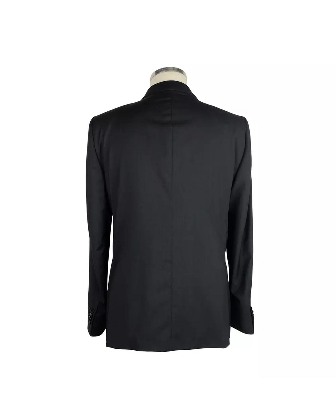 Black Milano Suit in Marlane Primatist Super 100s Wool Blend 50 IT Men