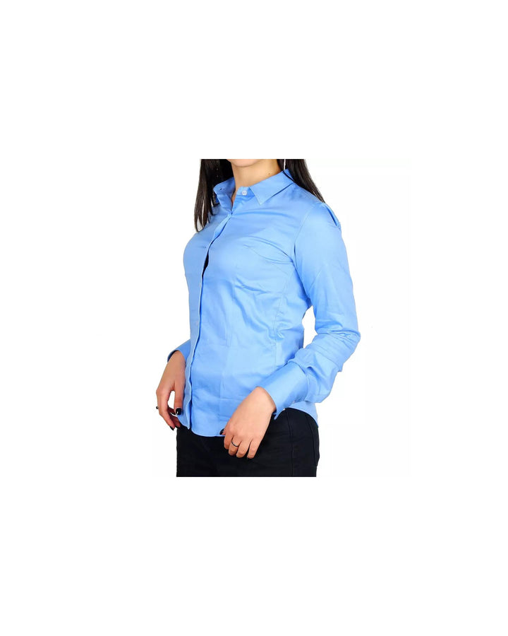 Milano Satin Shirt for the Spring/Summer Season - Slim Fit L Women