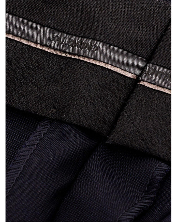 Valentino Elegant Tailored Trouser in Blue Wool Blend 48 IT Men