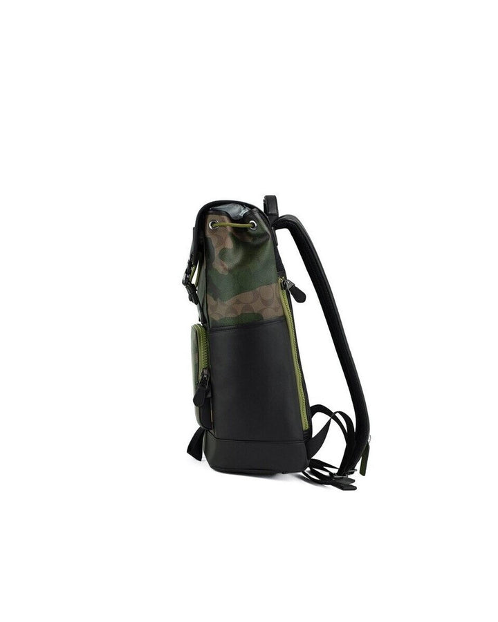 Large Signature Camo Print Track Backpack Bag One Size Women