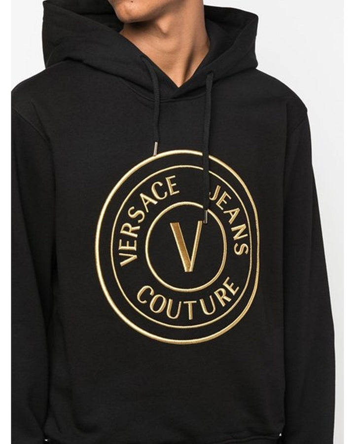 Authentic Versace Jeans Hooded Sweatshirt with Logo Details M Men