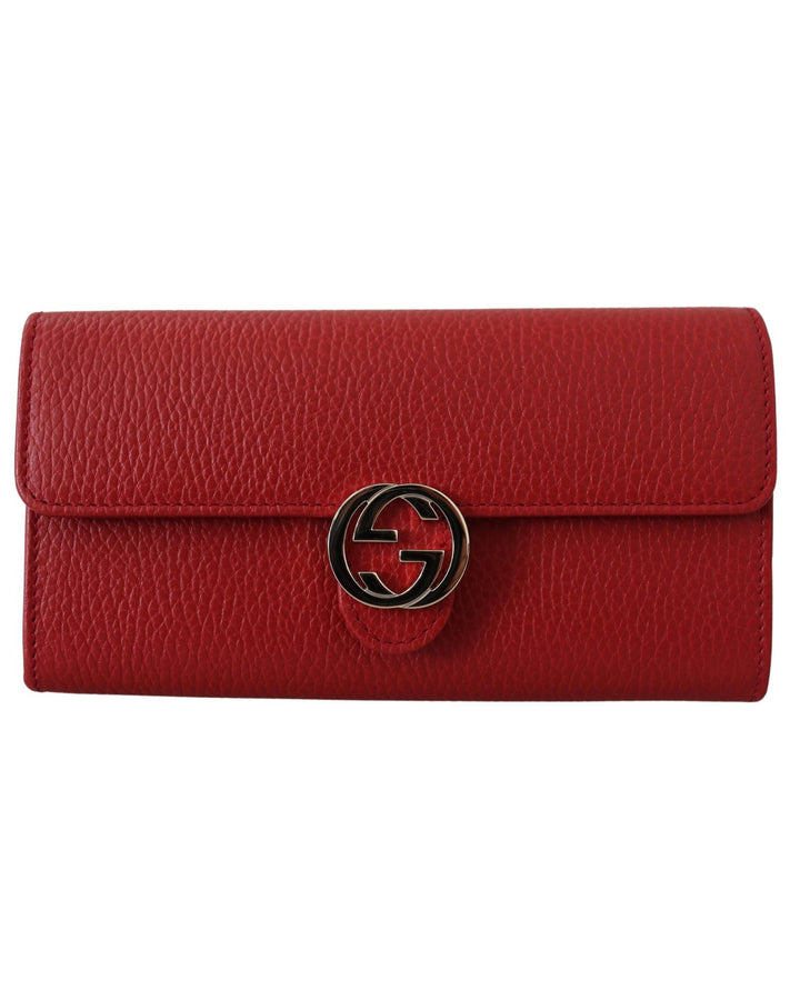 Gorgeous Authentic Gucci Wallet with Interlocking GG Snap One Size Women