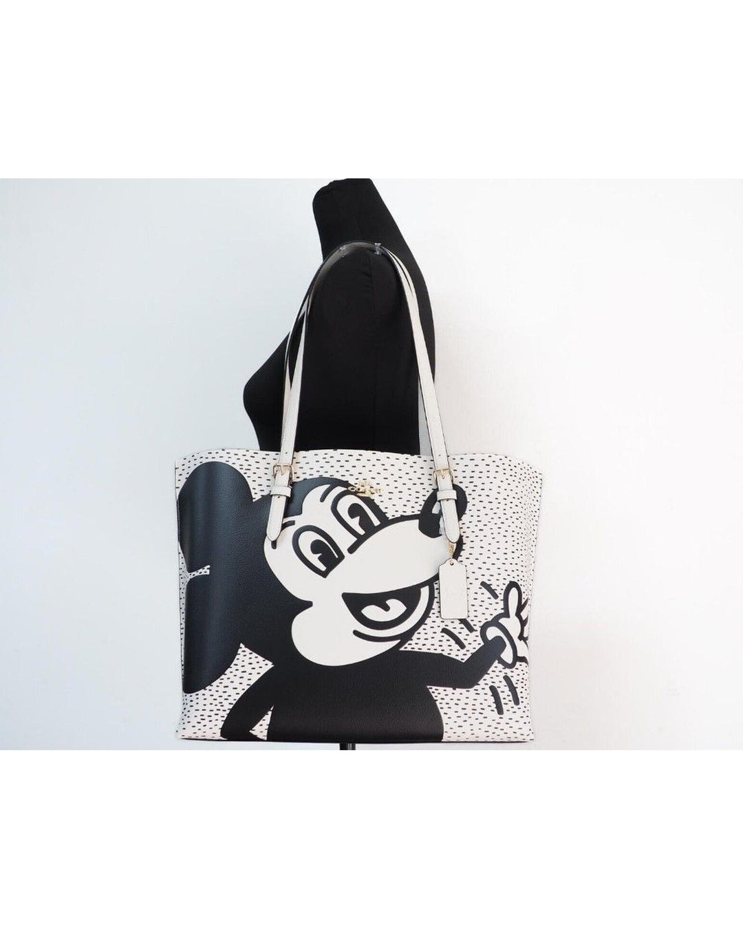 Coach Mickey Mouse X Keith Haring Mollie Large Tote Bag One Size Women