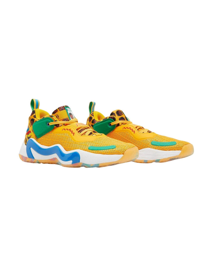 Durable and Comfortable Yellow Basketball Shoes - 10 US