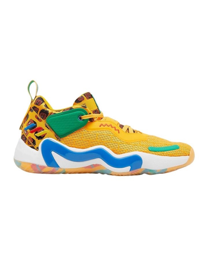 Durable and Comfortable Yellow Basketball Shoes - 12 US