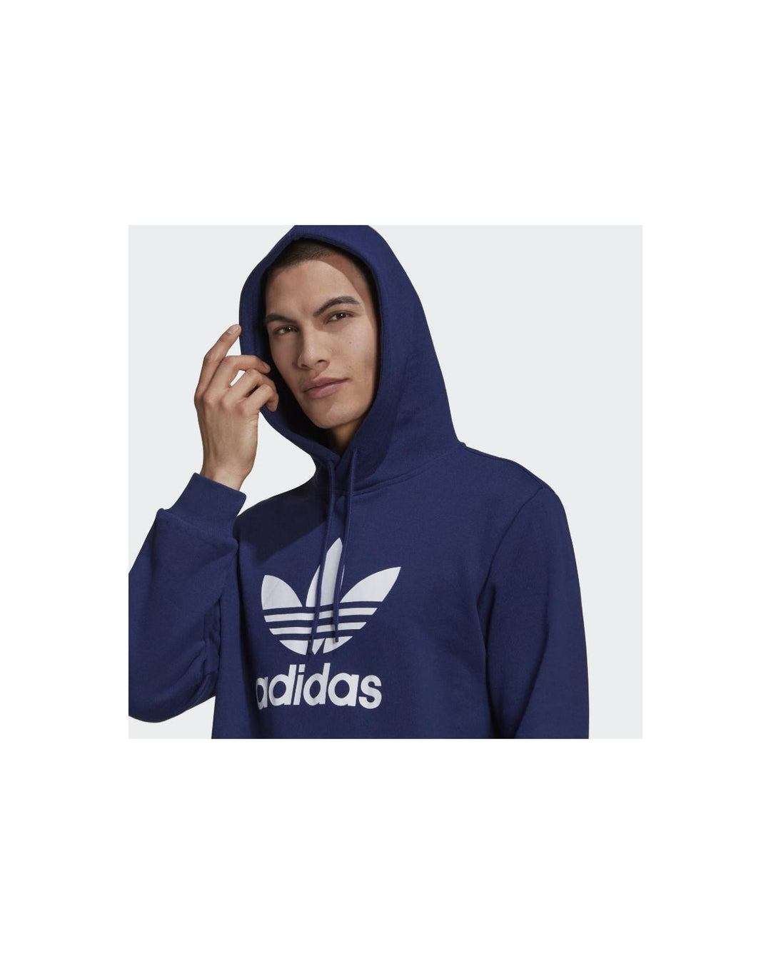 French Terry Trefoil Hoodie - L