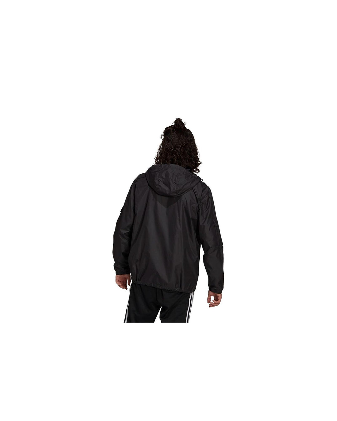 Lightweight Windbreaker Jacket with 3-Stripes Design - M