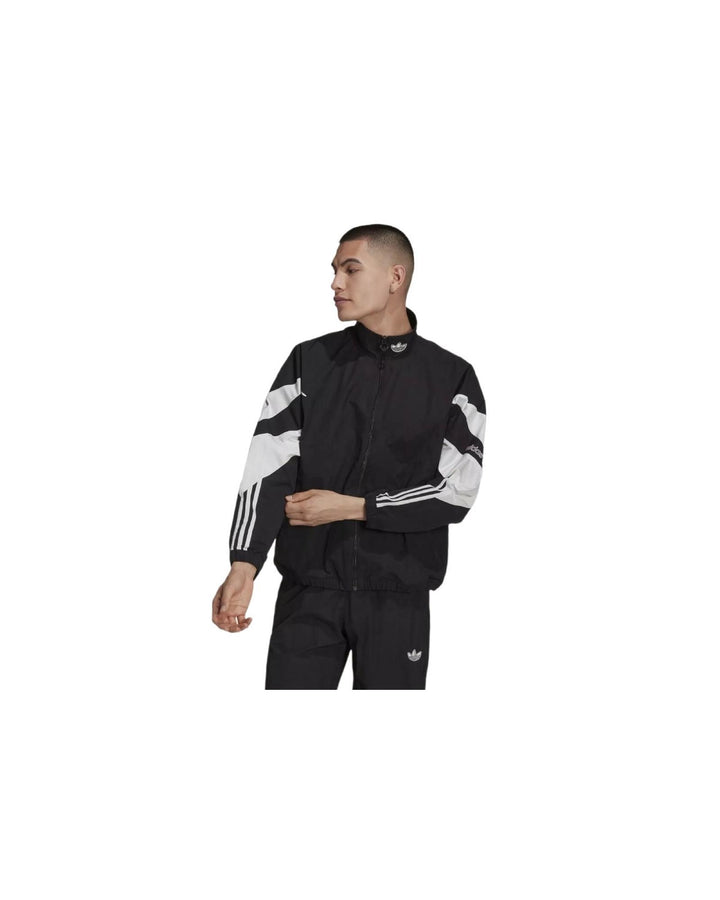 Mens Woven Tracktop with Shark-like Design - XL