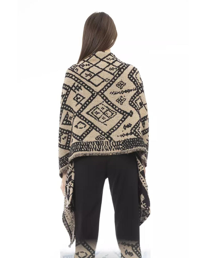 Scandinavian Double Face Jacquard Stole One Size Women