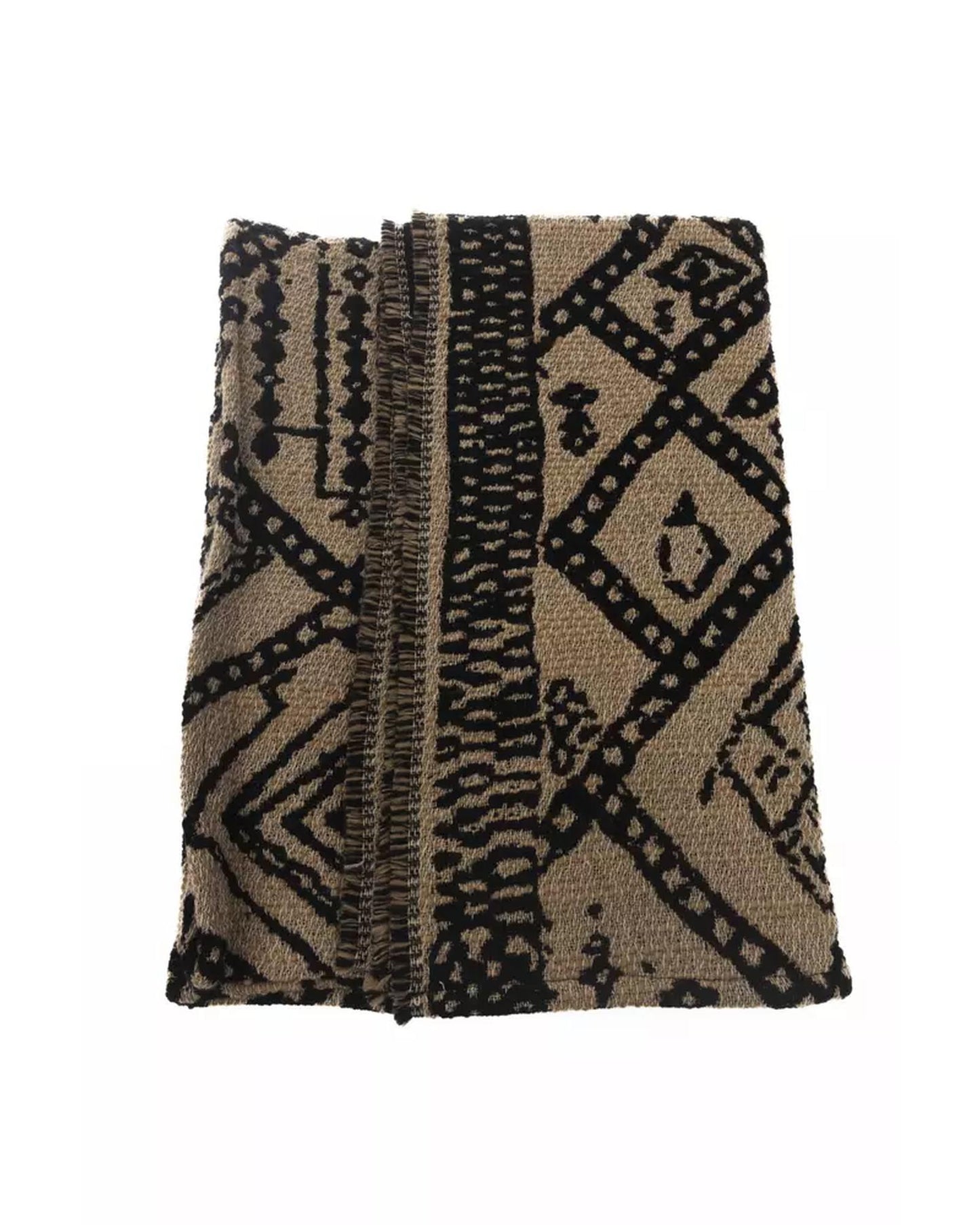 Scandinavian Double Face Jacquard Stole One Size Women