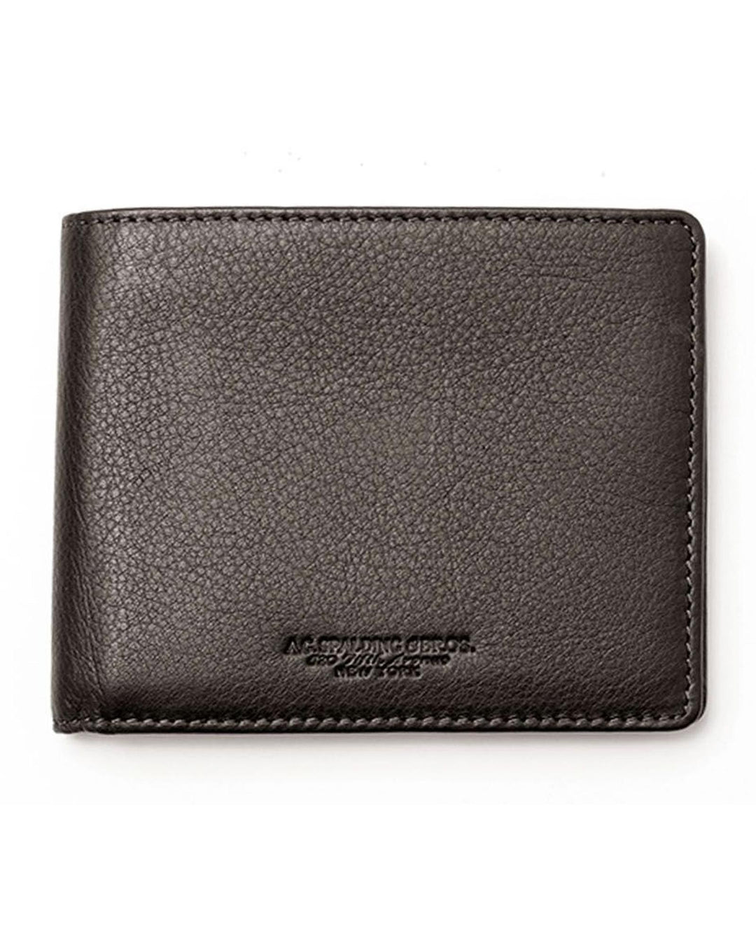 Manhattan Horizontal Wallet with Coin Purse - Dark Brown One Size Men