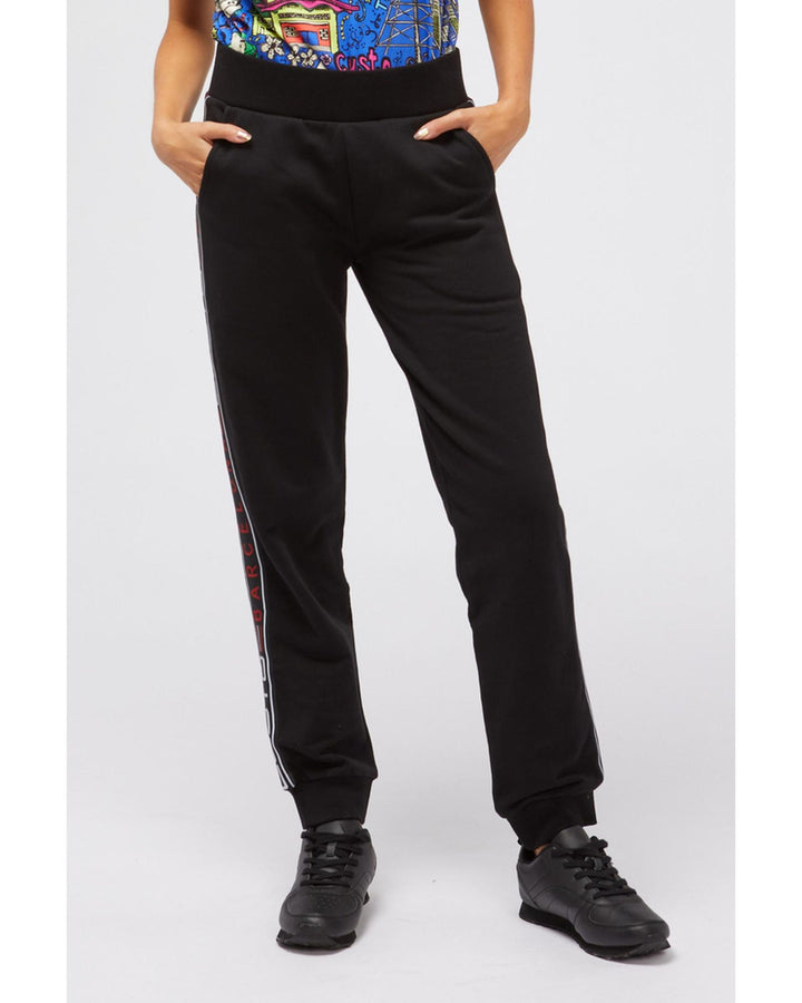 Logo Side Band Sweatpants with Cuffed Bottom S Women