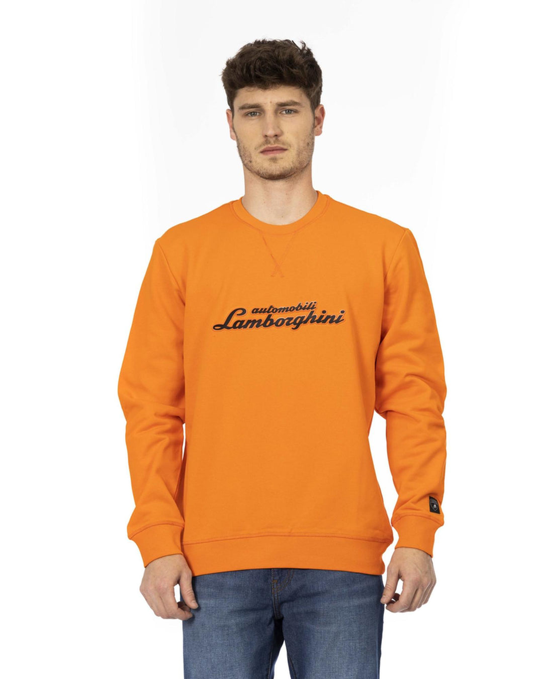 Front Print Logo Insert Crewneck Sweatshirt S Men