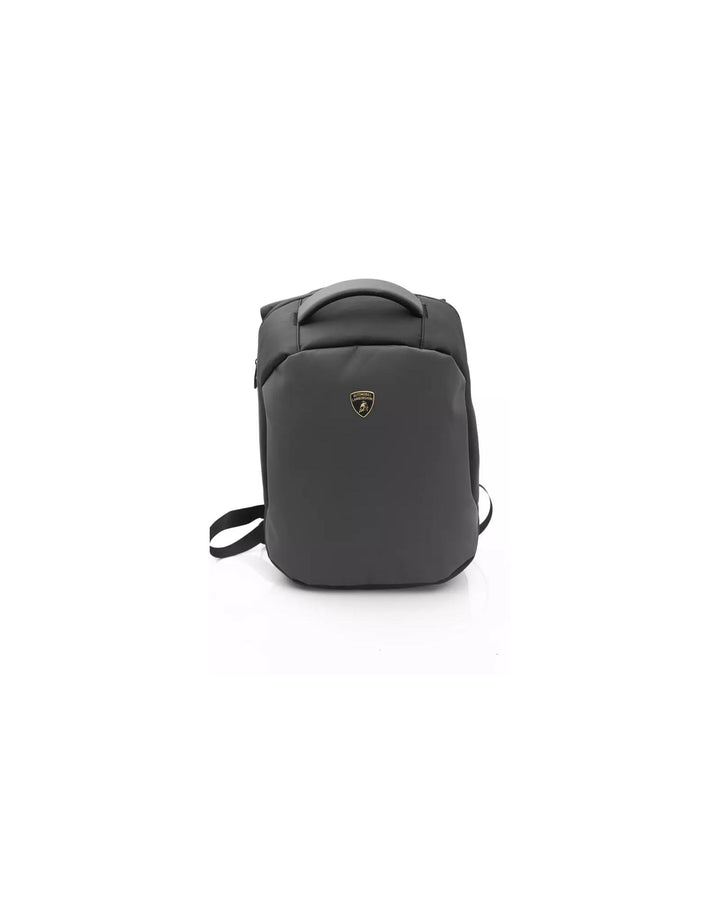 Logo Front Zipper Closure Backpack One Size Men