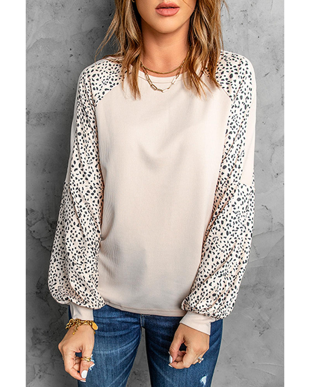 Azura Exchange Stylish Print Pullover Top - L