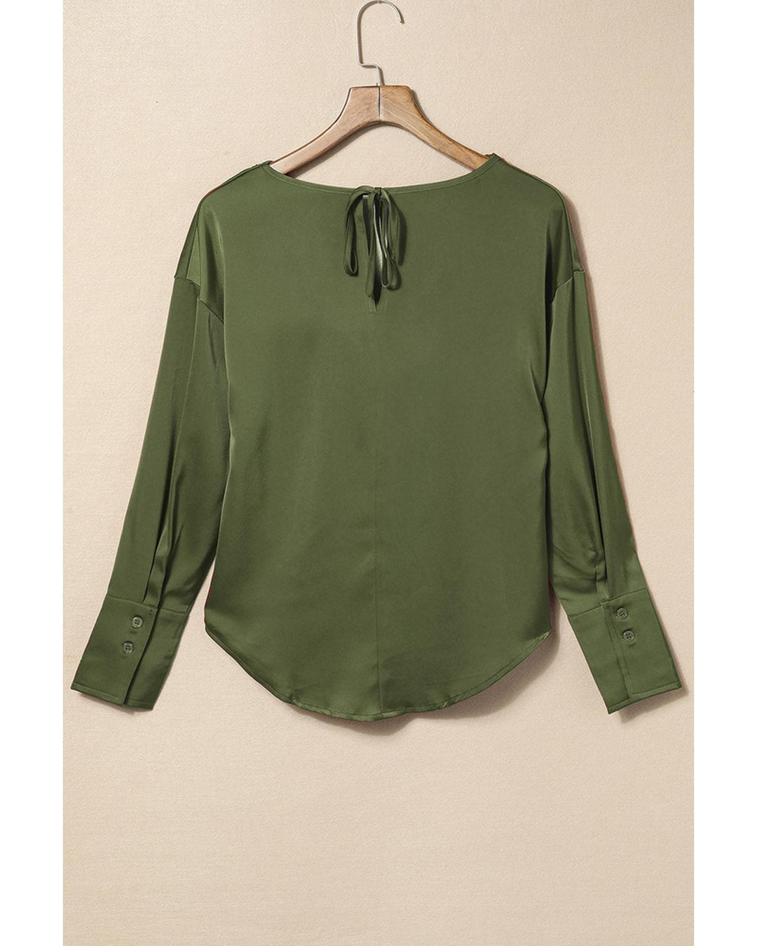 Azura Exchange Cowl Neck Long Sleeve Blouse - M