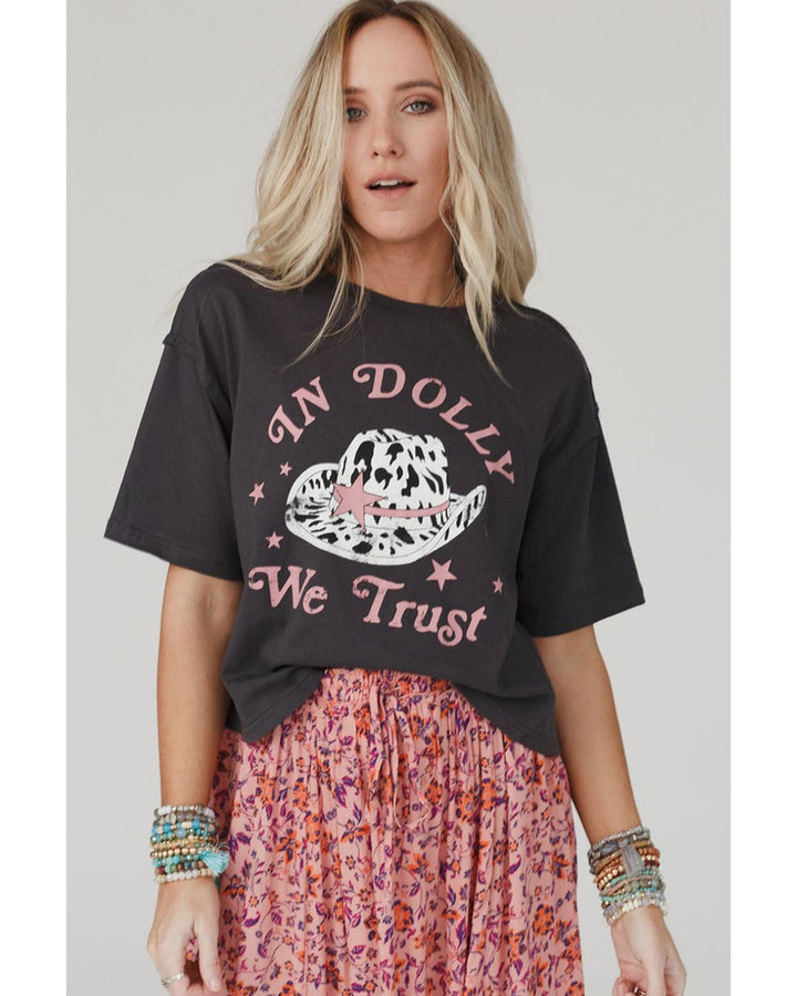 Azura Exchange DOLLY Western Fashion Graphic Tee - S