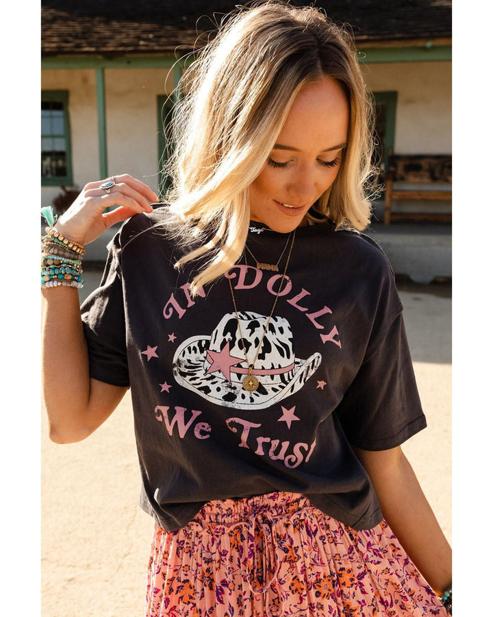 Azura Exchange DOLLY Western Fashion Graphic Tee - S