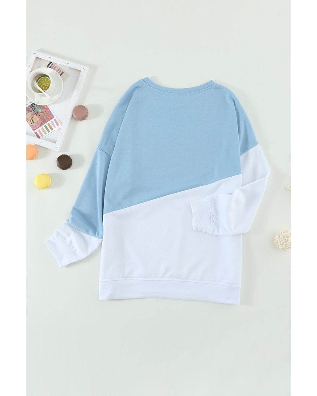 Azura Exchange Patchwork Dropped Shoulder Sweatshirt - XL