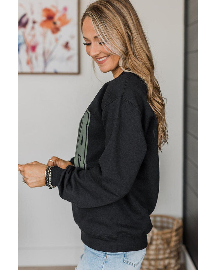 Azura Exchange Mama Varsity Crew Neck Sweatshirt - L