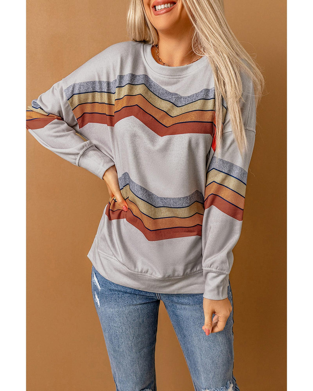 Azura Exchange Classic Color Block Sweatshirt - M