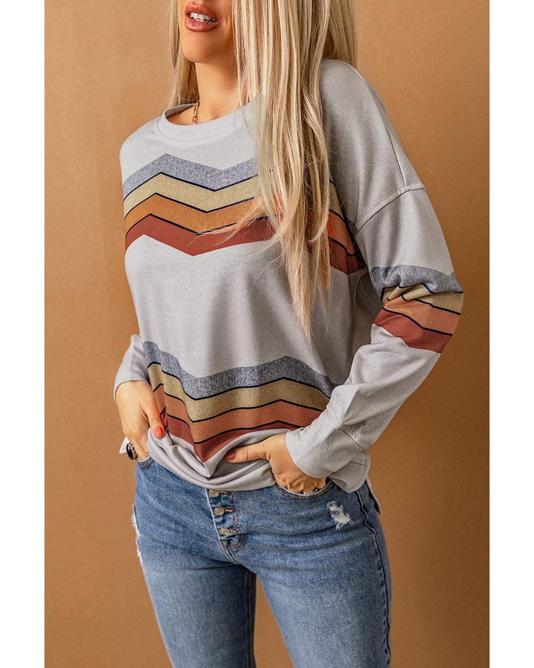 Azura Exchange Classic Color Block Sweatshirt - M