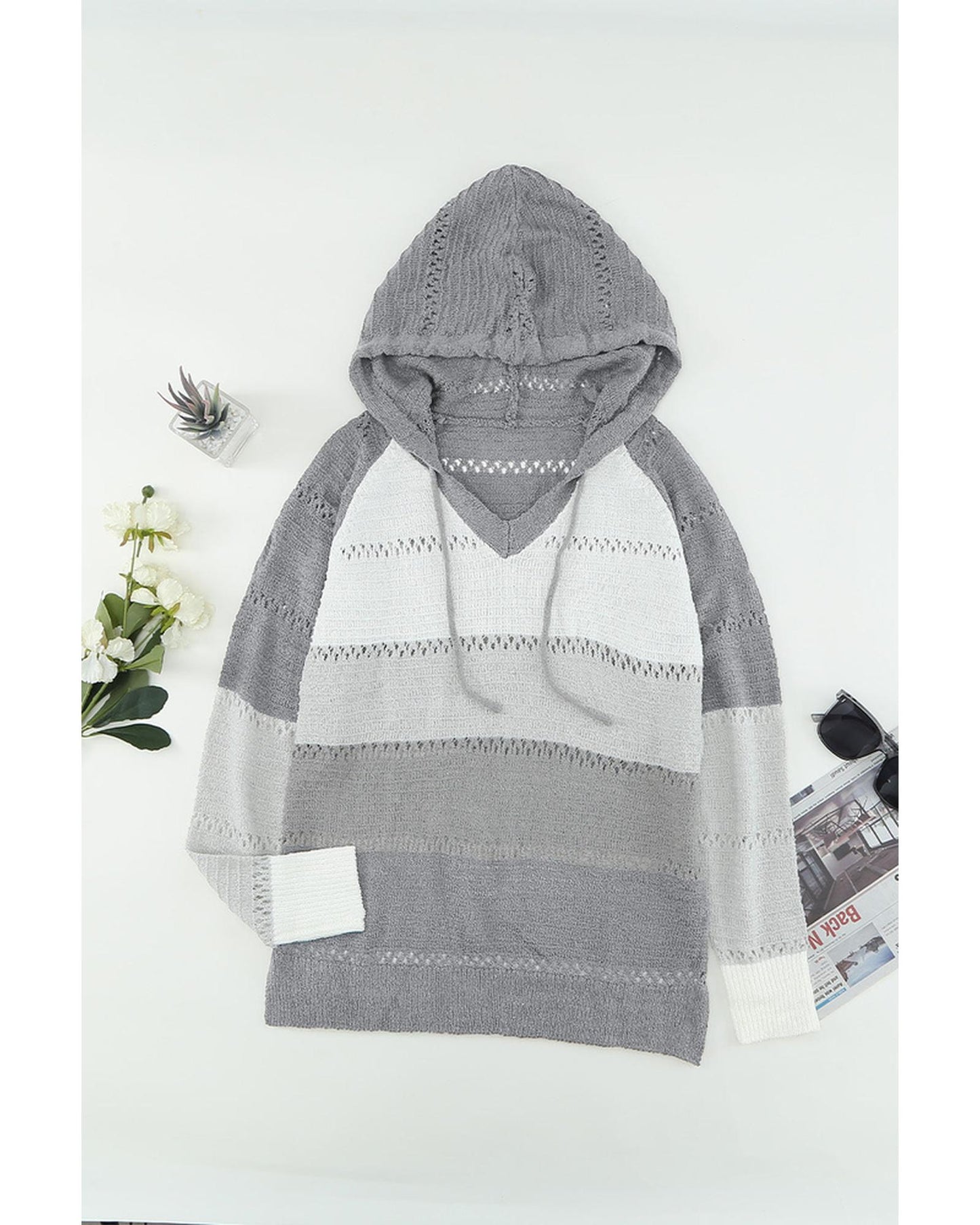 Azura Exchange Knitted Hoodie for Beach Bonfires - XL